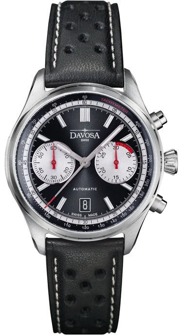 Davosa Newton Pilot Rally Chronograph Black Limited Edition Davosa Newton Pilot Rally Chronograph Black Limited Edition