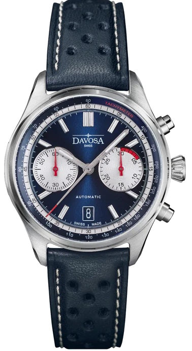Davosa Newton Pilot Rally Chronograph Blue Limited Edition Davosa Newton Pilot Rally Chronograph Blue Limited Edition