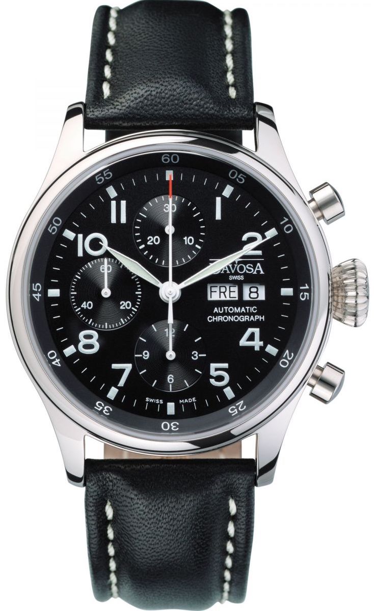 Davosa Watch Pilot Chronograph - Black Davosa Watch Pilot Chronograph - Black