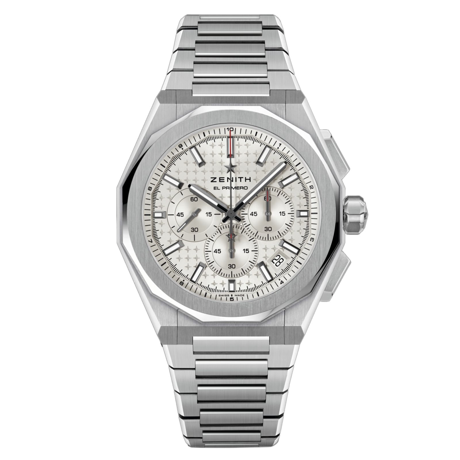Defy Skyline Chronograph 42mm Mens Watch Silver Interchangeable Strap Defy Skyline Chronograph 42mm Mens Watch Silver Interchangeable Strap