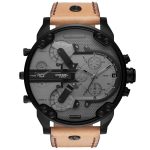 Diesel DZ7406 Mr. Daddy 2.0 Chronograph Brown Leather Men's Watch