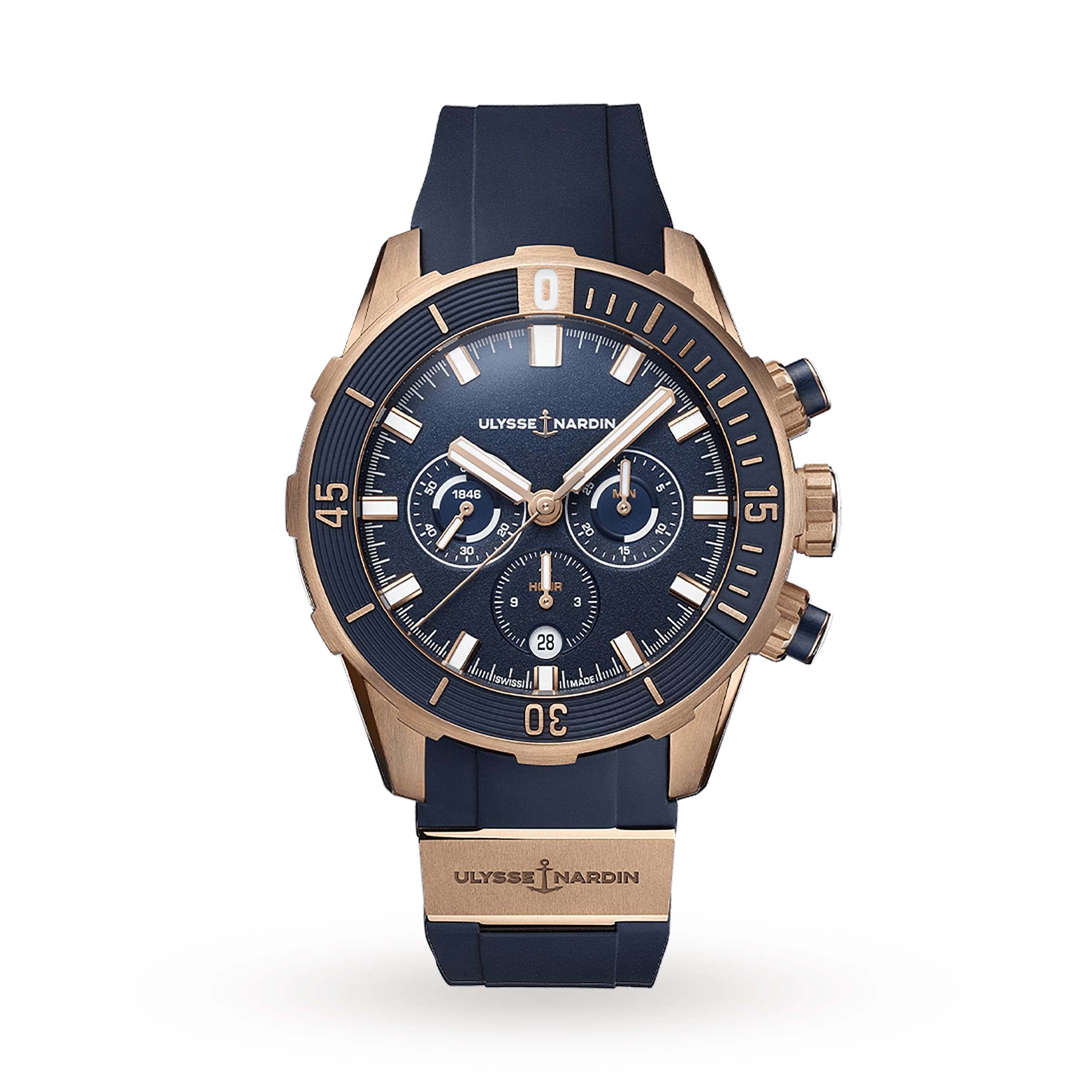 Diver Chronograph 44mm 18ct Rose Gold Case And Bezel Diver Chronograph 44mm 18ct Rose Gold Case And Bezel