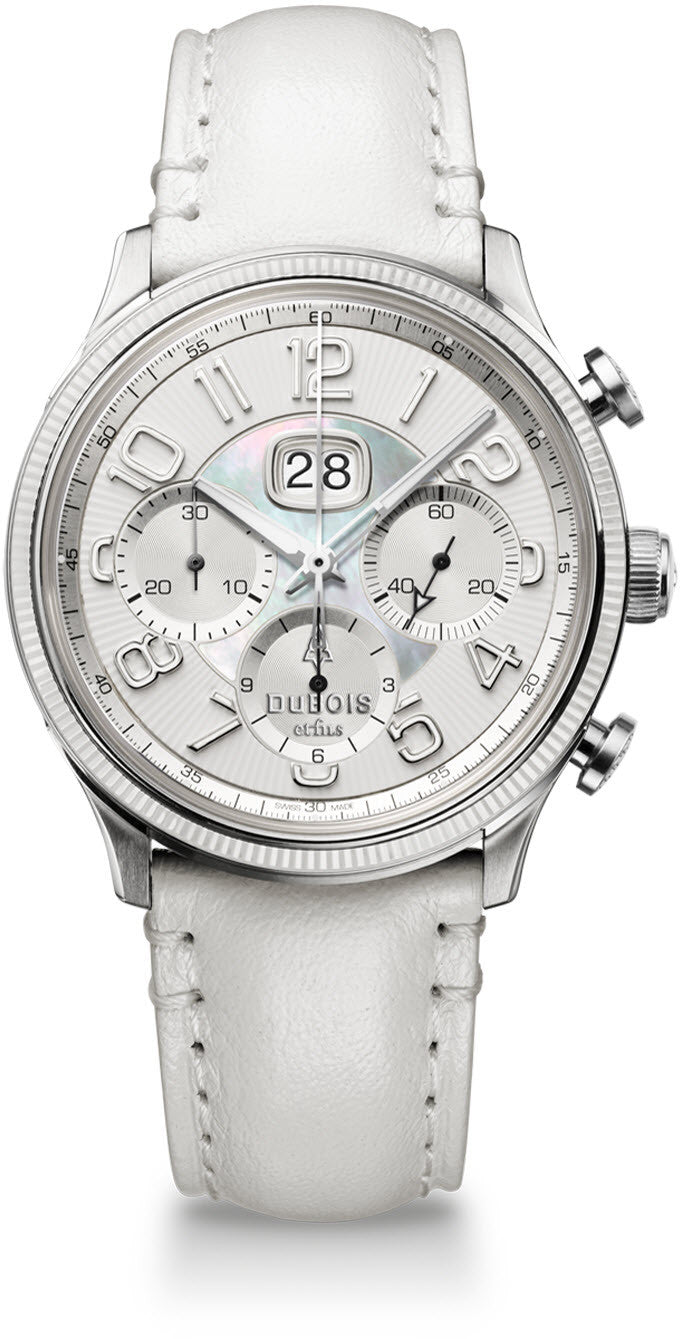 DuBois et fils Watch DBF001-04 Chronograph Big Date Limited Edition - White DuBois et fils Watch DBF001-04 Chronograph Big Date Limited Edition - White