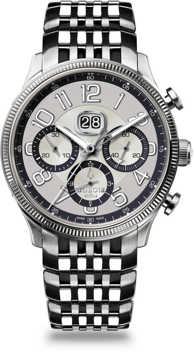 DuBois et fils Watch DBF001-08 Chronograph Big Date Limited Edition - Silver DuBois et fils Watch DBF001-08 Chronograph Big Date Limited Edition - Silver