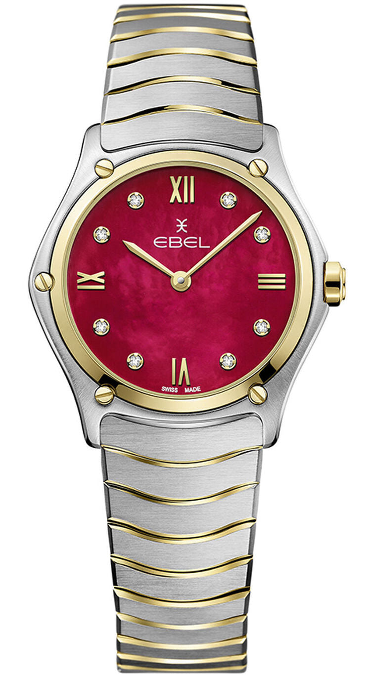 Ebel Watch Sport Classic Ladies - Red Ebel Watch Sport Classic Ladies - Red