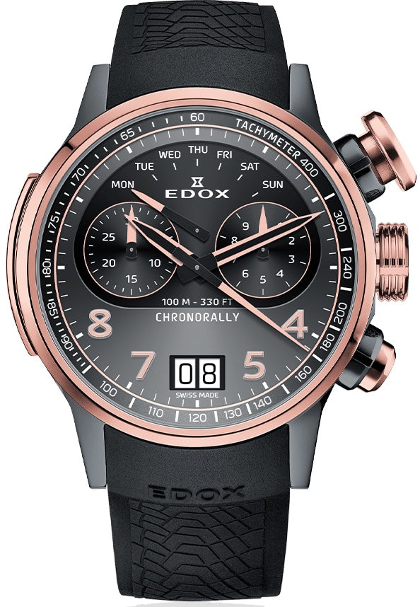 Edox Chronorally Chronograph Titanium Edox Chronorally Chronograph Titanium