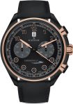 Edox Watch Chronorally Chronograph - Black