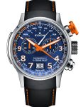 Edox Watch Chronorally Chronograph - Blue