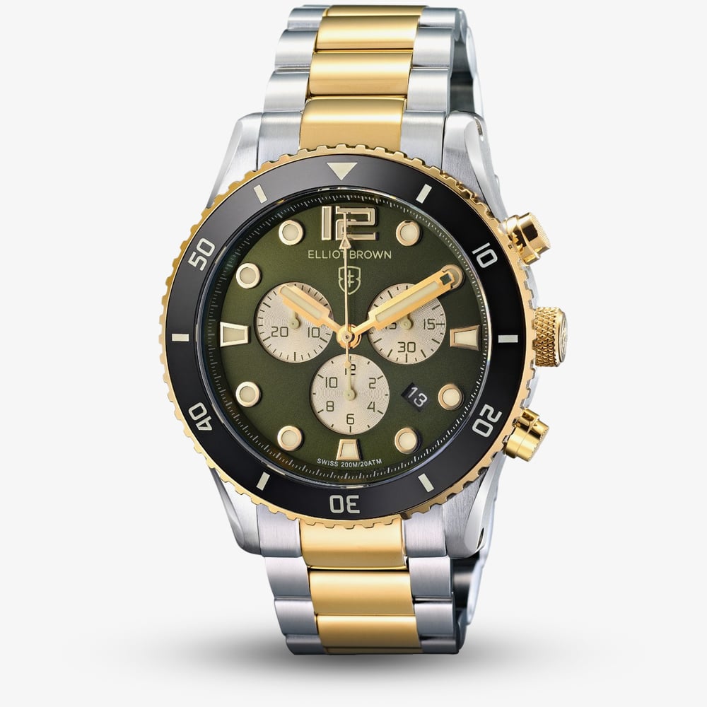 Elliot Brown Bloxworth Chronograph Two Tone Watch 929-017-B14 Elliot Brown Bloxworth Chronograph Two Tone Watch 929-017-B14