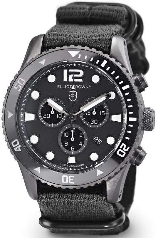 Elliot Brown Watch Bloxworth Chronograph - Black Elliot Brown Watch Bloxworth Chronograph - Black