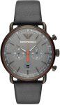 Emporio Armani Watch Chronograph Mens - Grey