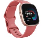 FITBIT Versa 4 Smart Watch – Pink Sand & Copper Rose, Pink