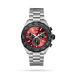 Formula 1 Quartz Chronograph 200M 43mm Mens Watch Red