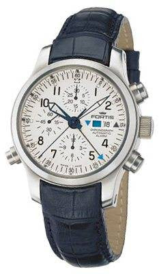 Fortis B-42 Flieger Chronograph Alarm D - White Fortis B-42 Flieger Chronograph Alarm D - White