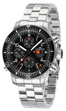 Fortis B-42 Official Cosmonauts Chronograph Alarm D - Black Fortis B-42 Official Cosmonauts Chronograph Alarm D - Black