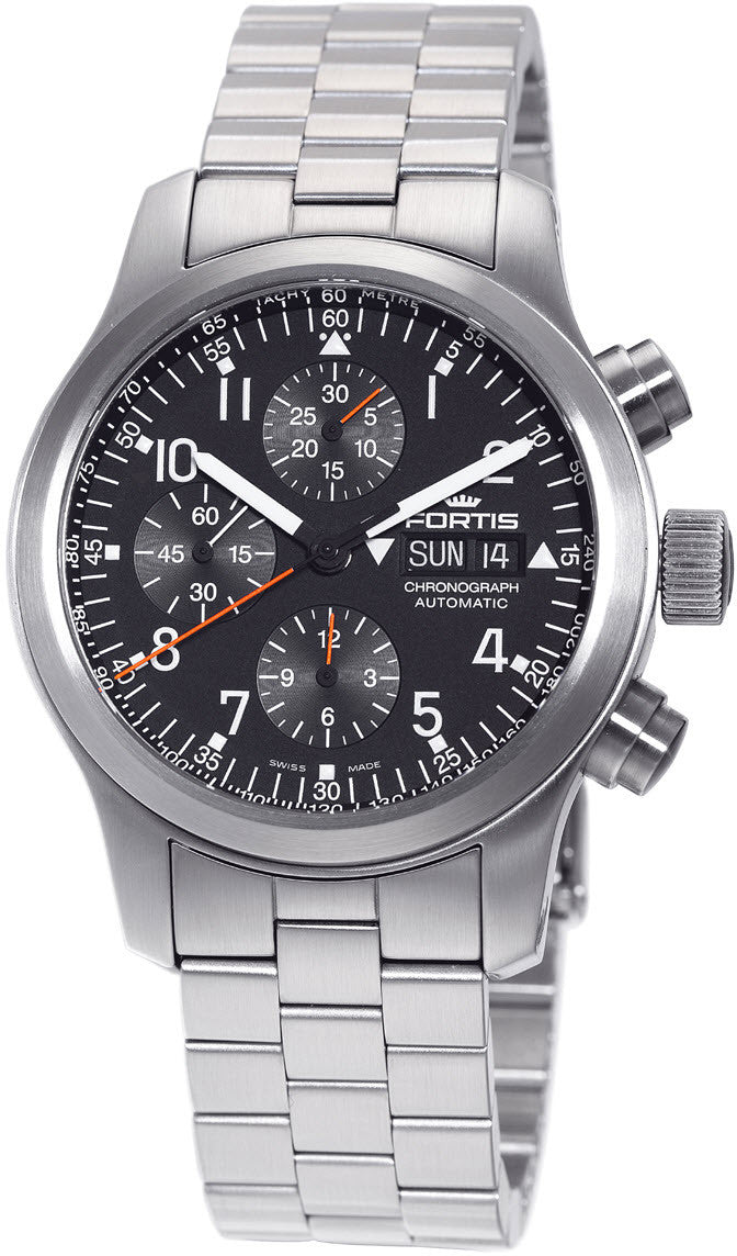 Fortis B-42 Pilot Professional Chronograph D - Black Fortis B-42 Pilot Professional Chronograph D - Black