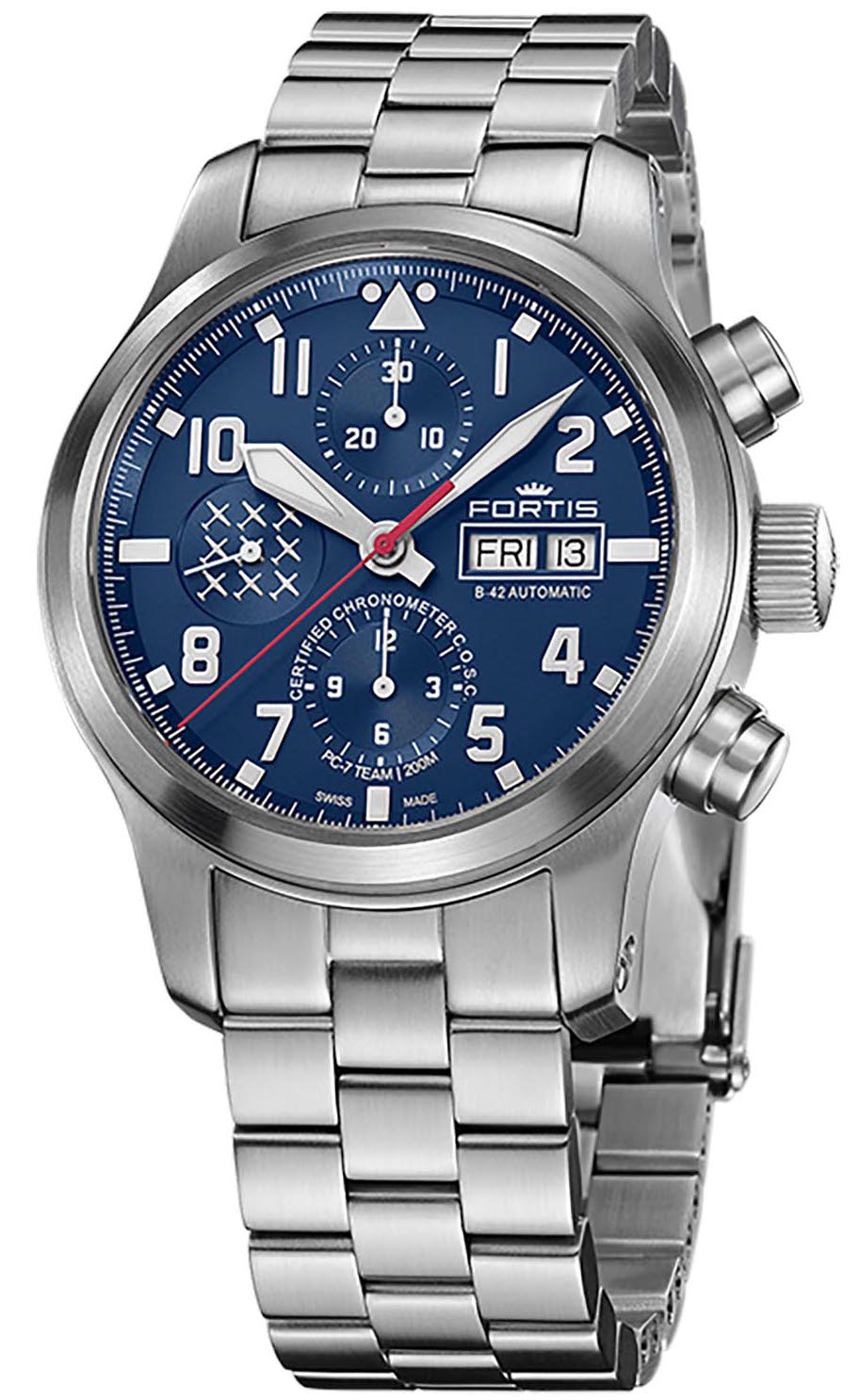 Fortis Watch Aeromaster PC-7 Team Edition Chronograph D Fortis Watch Aeromaster PC-7 Team Edition Chronograph D