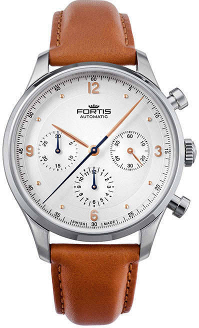 Fortis Watch Terrestis Tycoon Chronograph A.M. - Silver Fortis Watch Terrestis Tycoon Chronograph A.M. - Silver