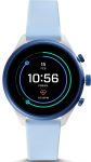 Fossil Watch Sport Smartwatch Light Blue Silicone - Black