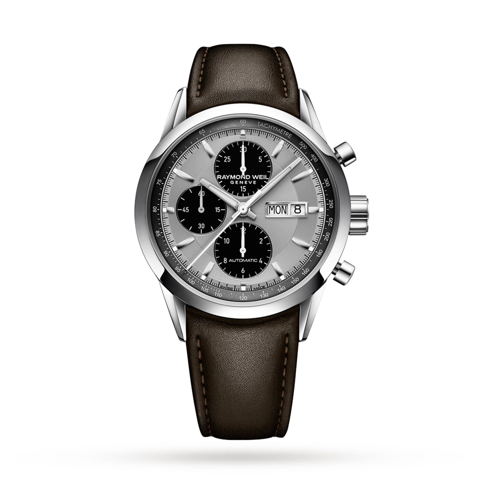 Freelancer Mens Chronograph Leather Watch 42mm Freelancer Mens Chronograph Leather Watch 42mm
