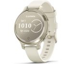 GARMIN Lily 2 Active Smart Watch – Lunar Gold & Bone, Cream,Silver/Grey