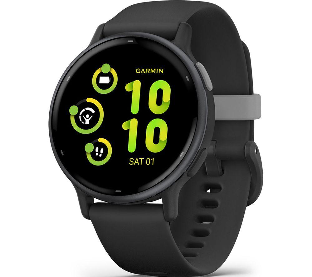 GARMIN vivoactive 5 Smart Watch - Slate & Black, Silver/Grey,Black GARMIN vivoactive 5 Smart Watch - Slate & Black, Silver/Grey,Black
