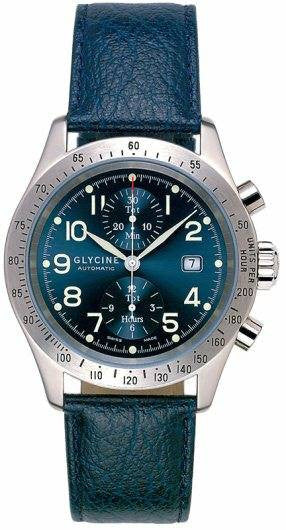 Glycine Stratoforte Chronograph Blue D - Blue Glycine Stratoforte Chronograph Blue D - Blue