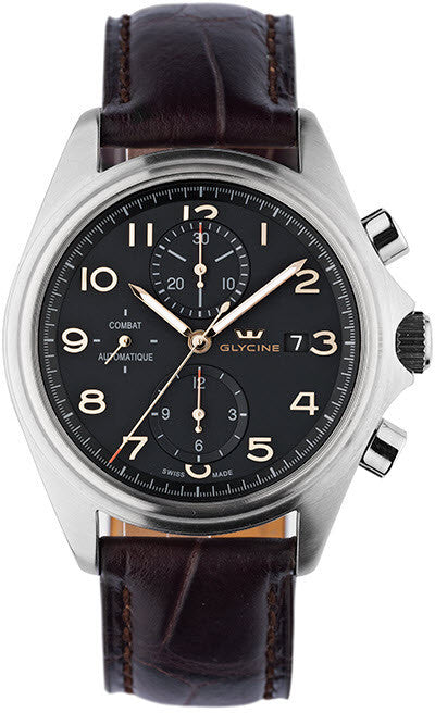 Glycine Watch Combat Chronograph - Black Glycine Watch Combat Chronograph - Black
