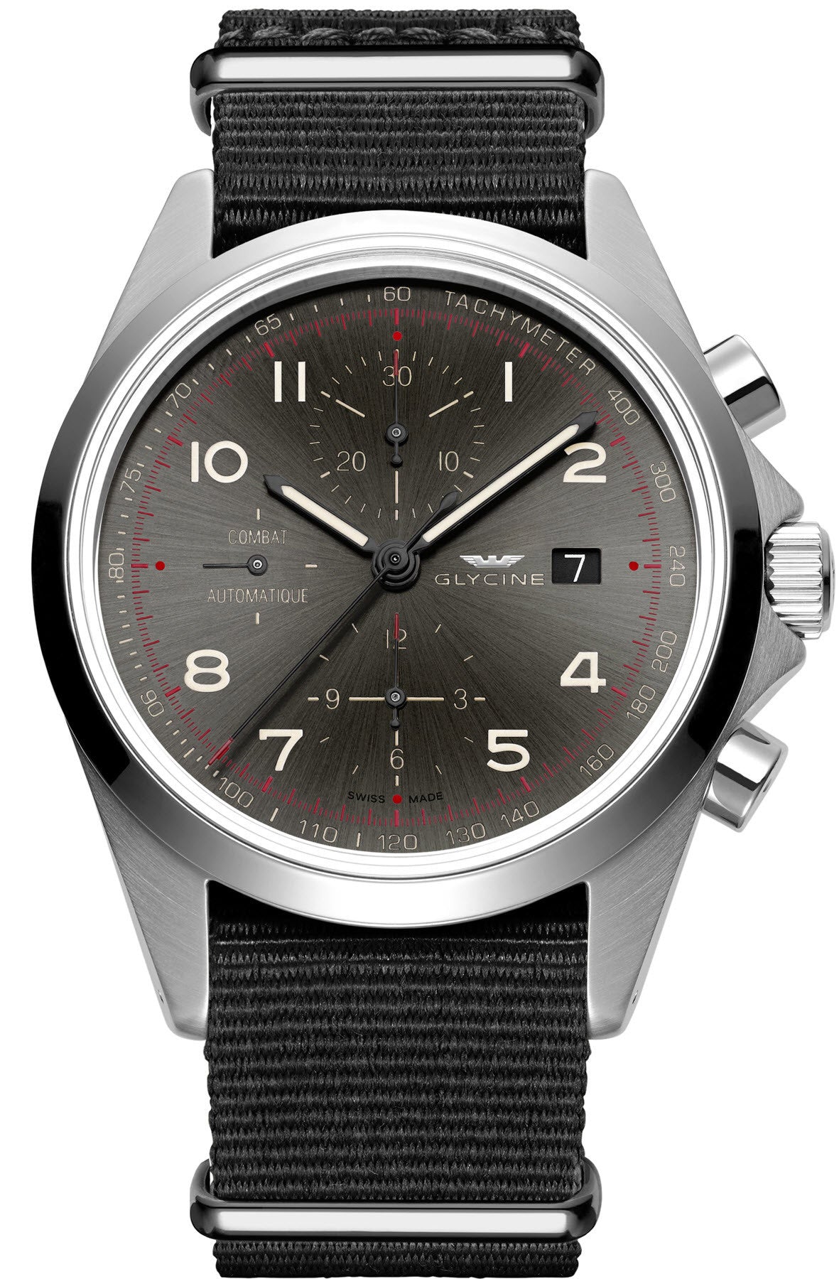 Glycine Watch Combat Chronograph - Grey Glycine Watch Combat Chronograph - Grey