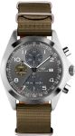 Glycine Watch Combat Chronograph Grey Black – Grey