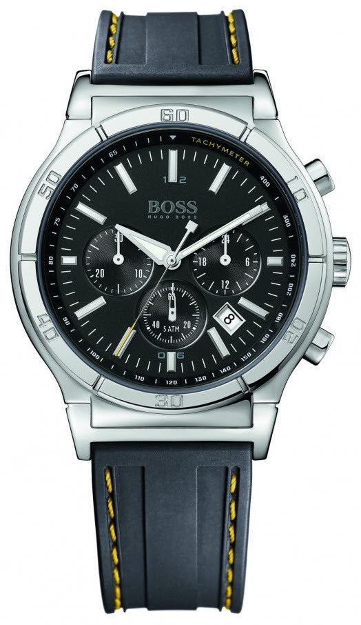 Hugo Boss Watch Mens Chronograph D - Black Hugo Boss Watch Mens Chronograph D - Black