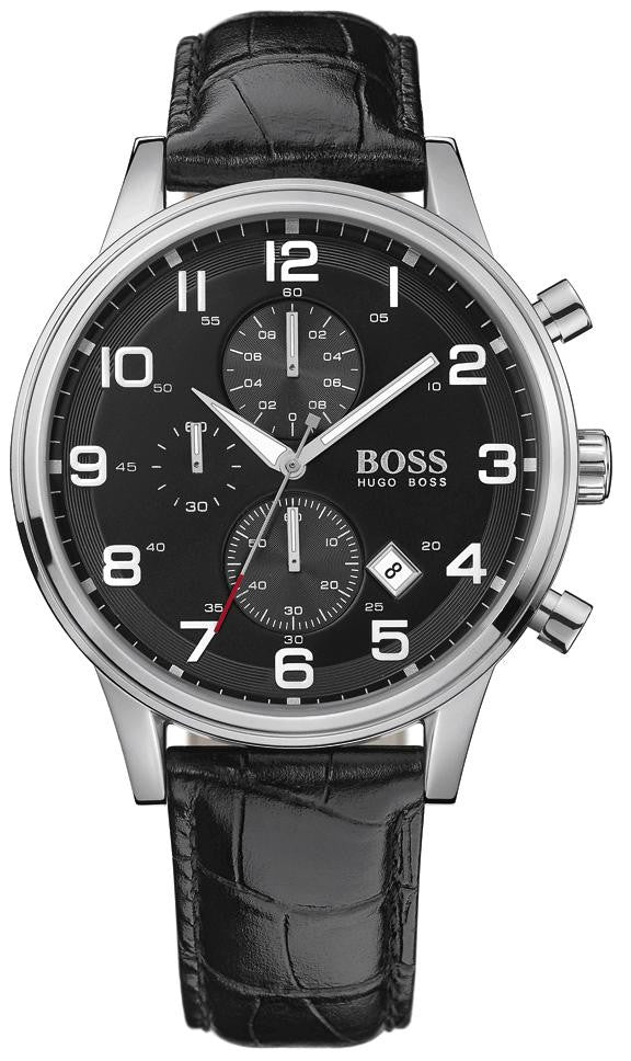 Hugo Boss Watch Mens Chronograph D - Black Hugo Boss Watch Mens Chronograph D - Black