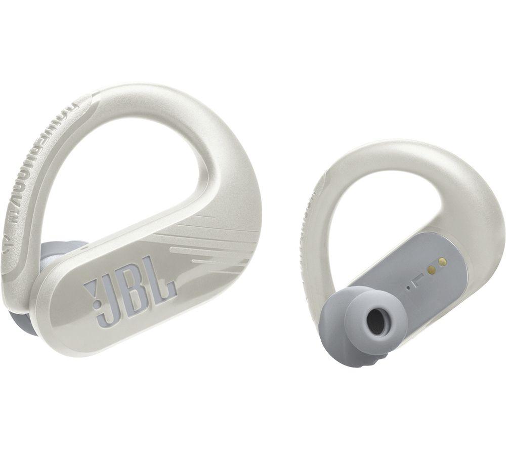 JBL Endurance Peak III Wireless Bluetooth Sports Earbuds - White, White JBL Endurance Peak III Wireless Bluetooth Sports Earbuds - White, White