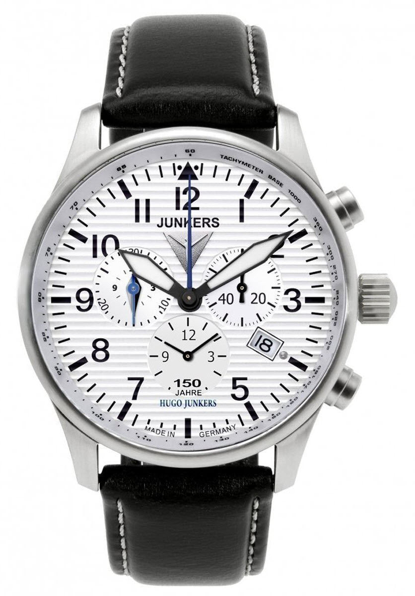 Junkers Hugo Junkers Chronograph - Silver Junkers Hugo Junkers Chronograph - Silver