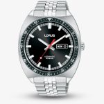 Lorus Ladies Automatic Black Retro Sports Watch RL439BX9