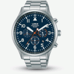 Lorus Mens Navy Dial Chronograph Watch RT365JX9