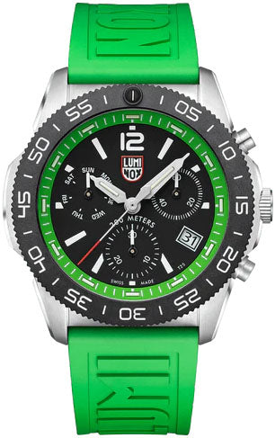 Luminox Sea Pacific Diver Chronograph 3140 Black Green Luminox Sea Pacific Diver Chronograph 3140 Black Green