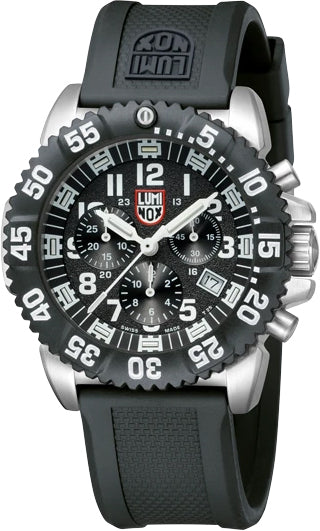 Luminox Watch Navy Seal Steel Colormark Chronograph 3180 Series - Black Luminox Watch Navy Seal Steel Colormark Chronograph 3180 Series - Black