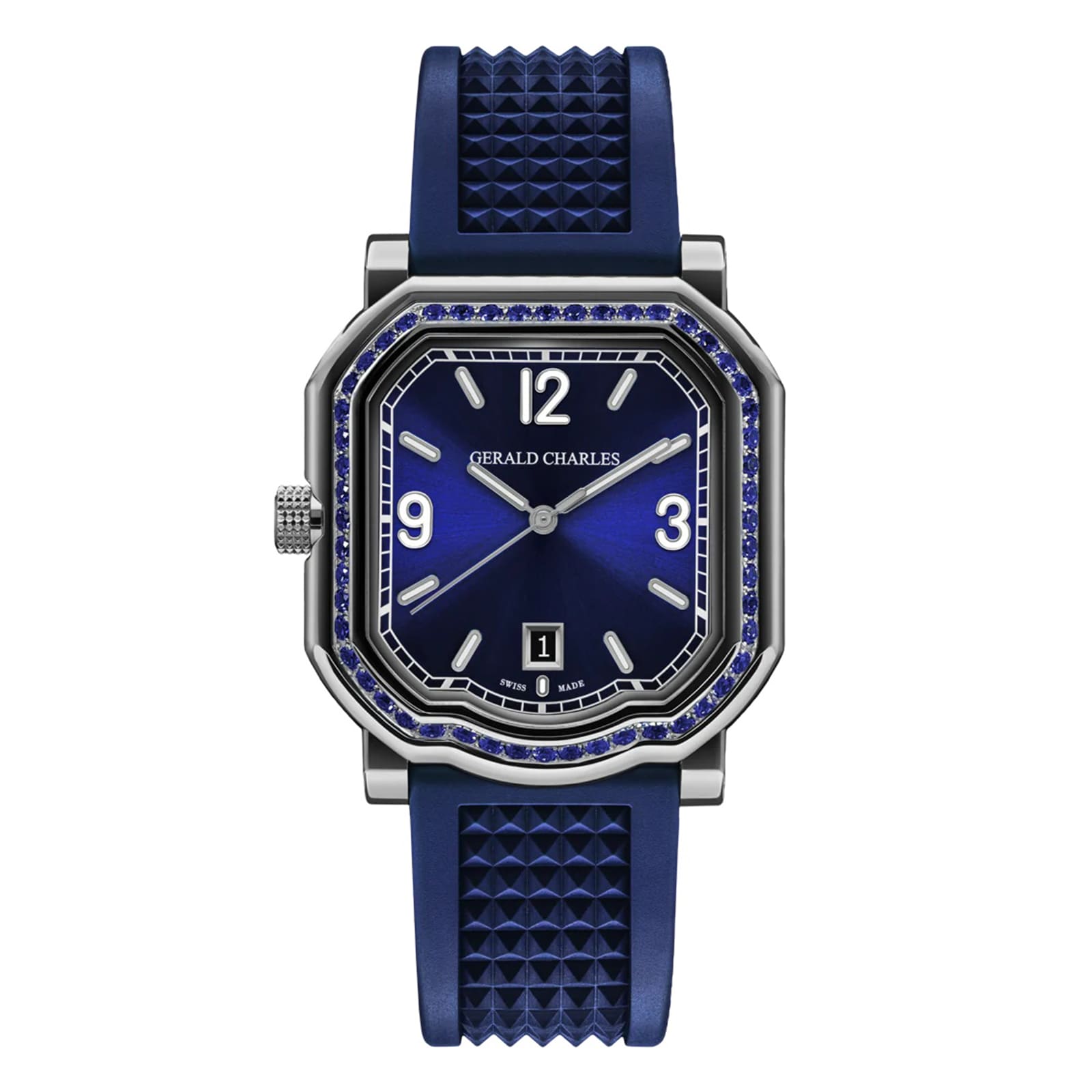 Maestro GC Sport Gem-Set 39mm Mens Watch Blue Maestro GC Sport Gem-Set 39mm Mens Watch Blue