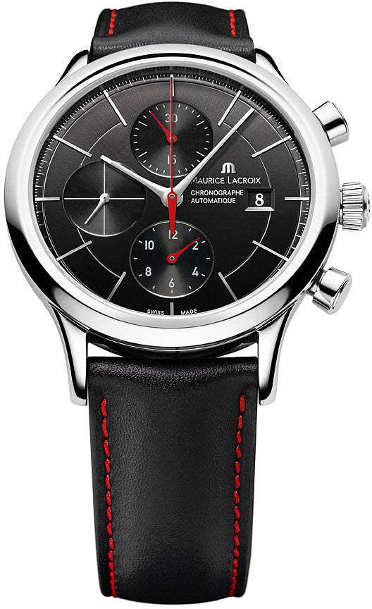 Maurice Lacroix Les Classiques Round Chronographe Automatic D - Black Maurice Lacroix Les Classiques Round Chronographe Automatic D - Black