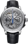 Maurice Lacroix Watch Masterpiece Skeleton Chronograph Mens - Silver