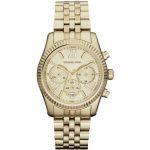 Michael Kors MK5556 Lexington Chronograph Champagne Dial Gold Pvd Ladies Watch