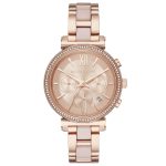 Michael Kors Sofie Chronograph Rose Dial Ladies Watch MK6560�
