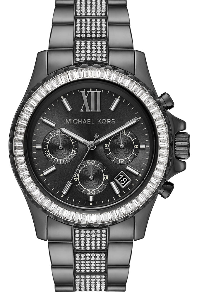 Michael Kors Watch Everest Chronograph Ladies - Black Michael Kors Watch Everest Chronograph Ladies - Black