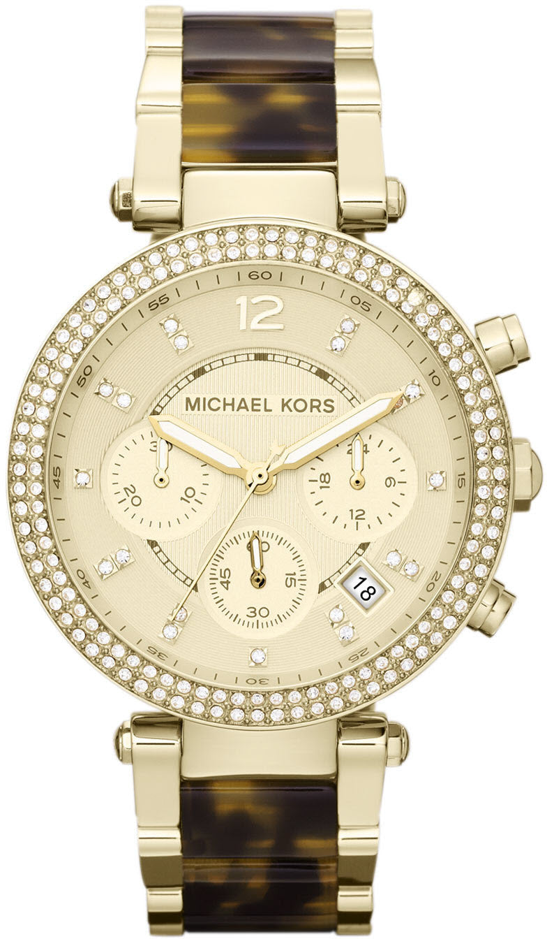 Michael Kors Watch Parker Chronograph - Gold Michael Kors Watch Parker Chronograph - Gold