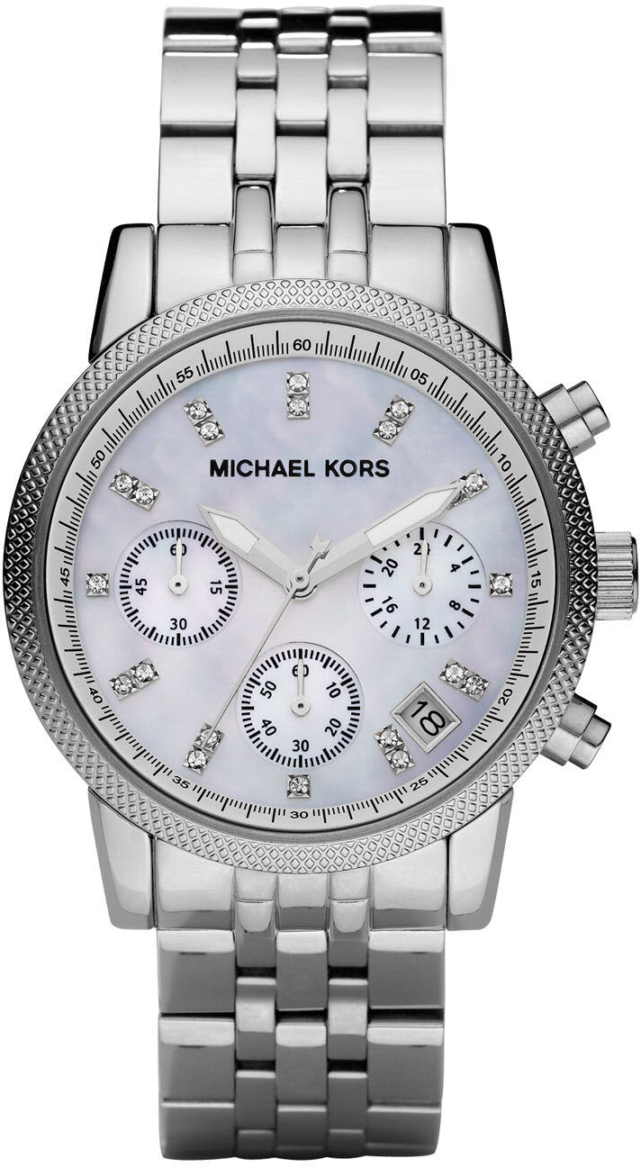Michael Kors Watch Ritz Chronograph - White Michael Kors Watch Ritz Chronograph - White