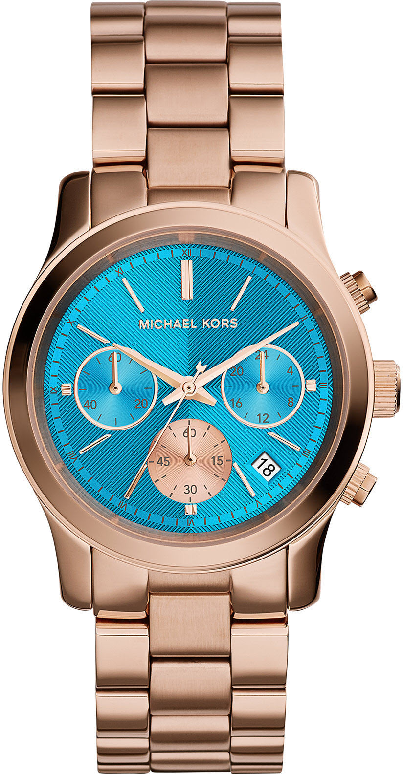 Michael Kors Watch Runway Chronograph D - Blue Michael Kors Watch Runway Chronograph D - Blue