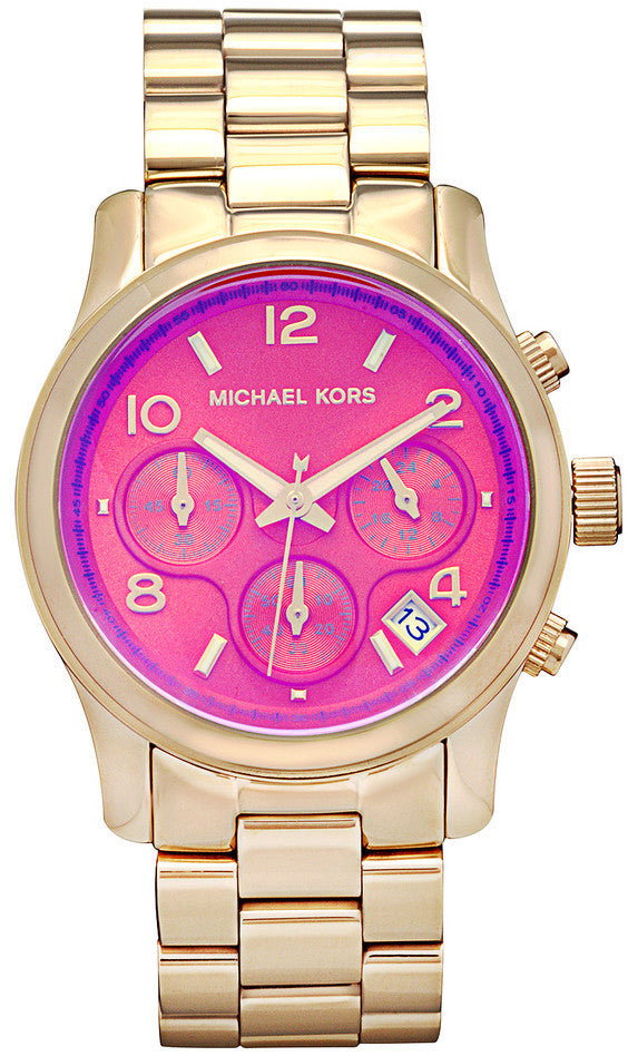 Michael Kors Watch Runway Chronograph - Pink Michael Kors Watch Runway Chronograph - Pink