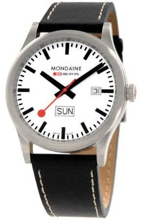 Mondaine Watch Sport Line Gents Day Date - White Mondaine Watch Sport Line Gents Day Date - White