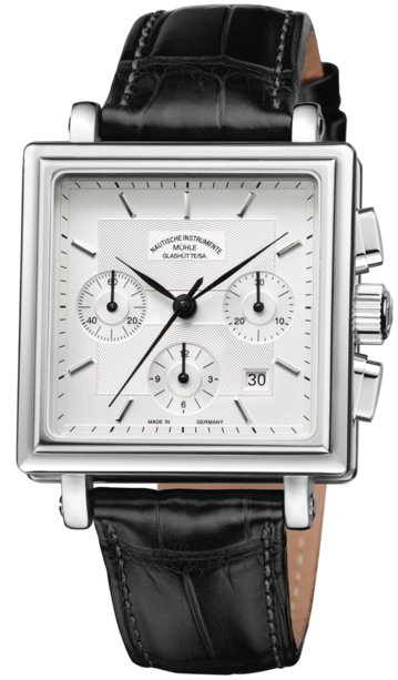 Muhle Glashutte Watch Teutonia II Quadrant Chronograph - Silver Muhle Glashutte Watch Teutonia II Quadrant Chronograph - Silver